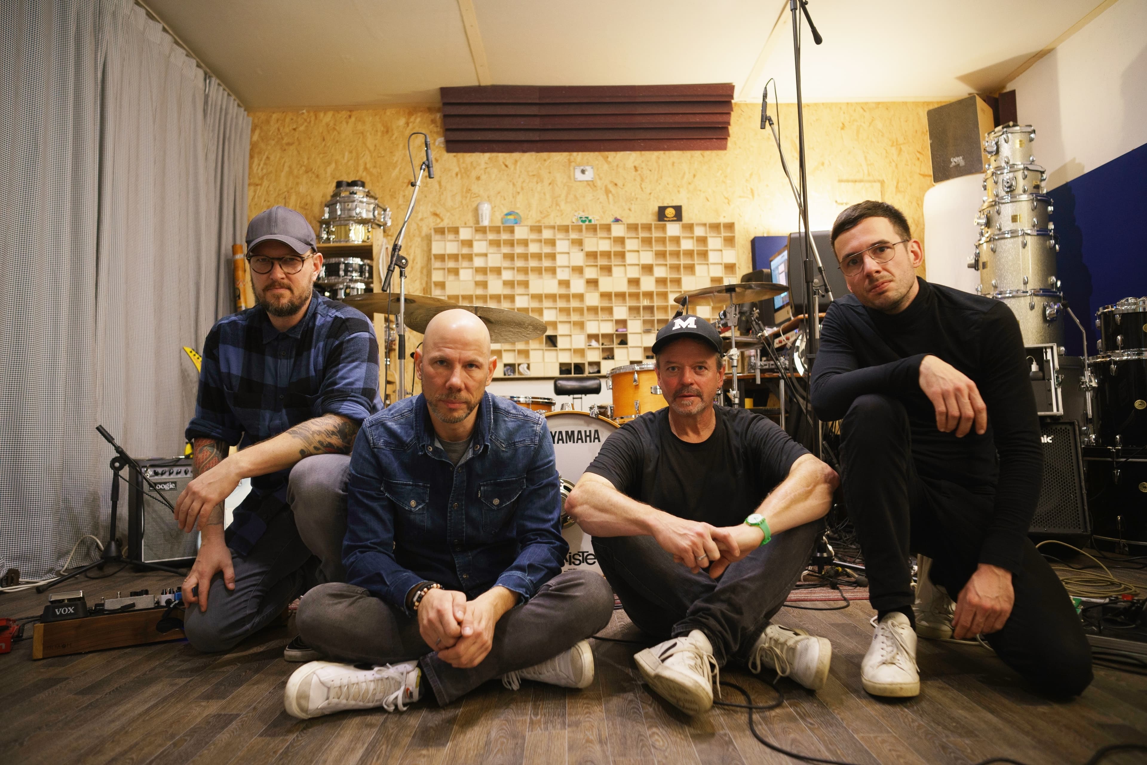 Die vier Musiker von ROF – Renegades of Funk aus Kassel